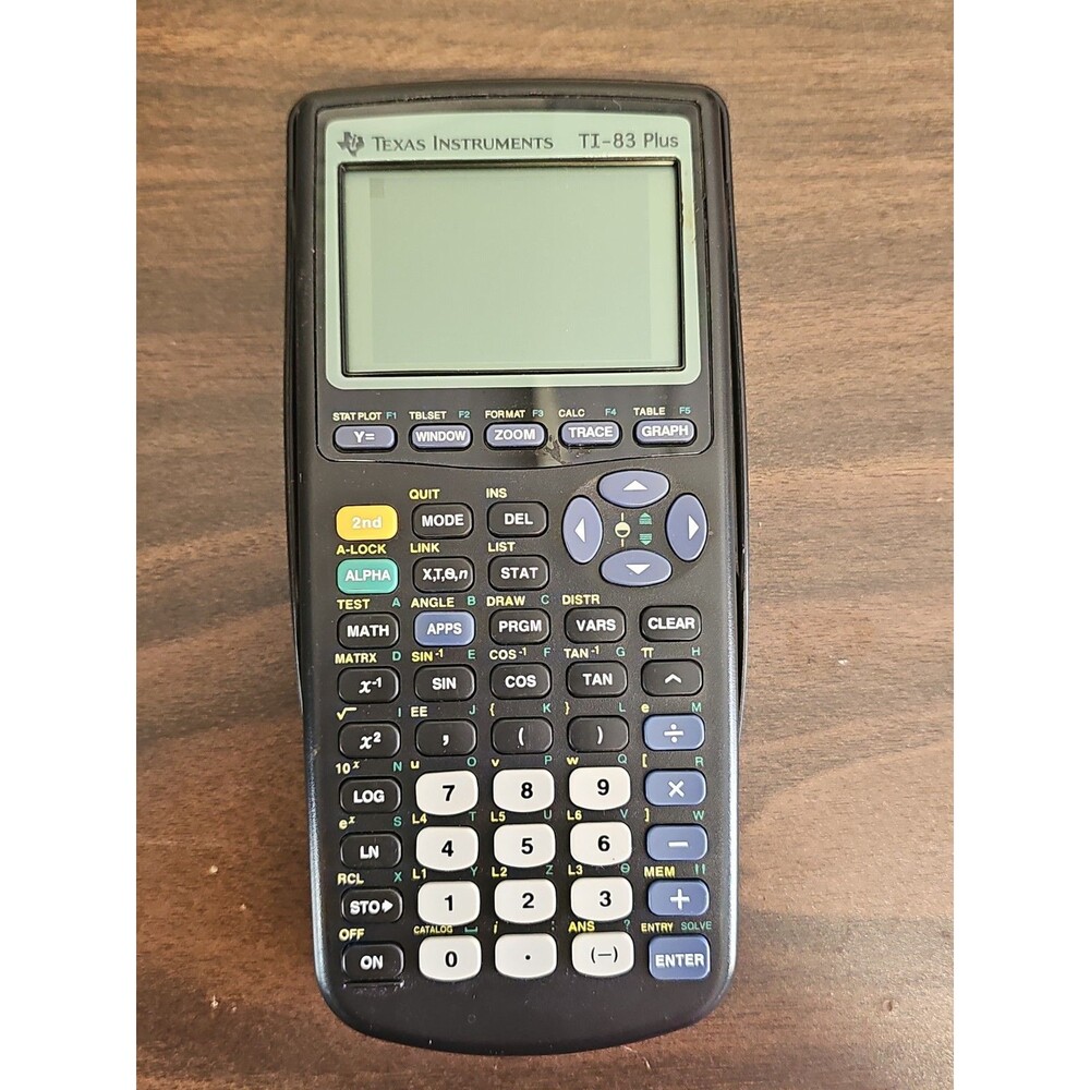 Texas Instruments TI 83 Plus Graphing Calculator WORKS